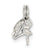 Sterling Silver Ballerina with Shoe Charm hide-image