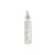 Comb Charm in Sterling Silver