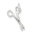 Sterling Silver Scissors Charm hide-image