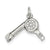 Sterling Silver Hair Dryer Charm hide-image