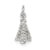 Christmas Tree Charm in Sterling Silver