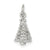 Sterling Silver Christmas Tree Charm hide-image