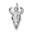 Skull Charm in Sterling Silver