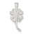 Sterling Silver 4-leaf Clover Charm hide-image