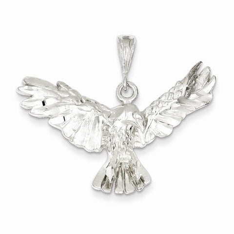 Sterling Silver Eagle Pendant, Classy Pendants for Necklace