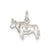 Bull Charm in Sterling Silver