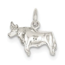 Sterling Silver Bull Charm hide-image