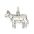 Cow Charm in Sterling Silver