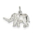 Elephant Charm in Sterling Silver