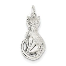 Sterling Silver Cat Charm hide-image