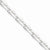 Sterling Silver Beveled Oval Cable Chain