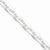 Sterling Silver Beveled Oval Cable Chain