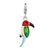 Amore La Vita Sterling Silver Red & Green Enamel Parrot Charm hide-image