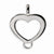 Amore La Vita Sterling Silver Heart Shaped Charm
