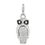 Amore La Vita Sterling Silver Enamel Swarovski Element Owl Charm hide-image