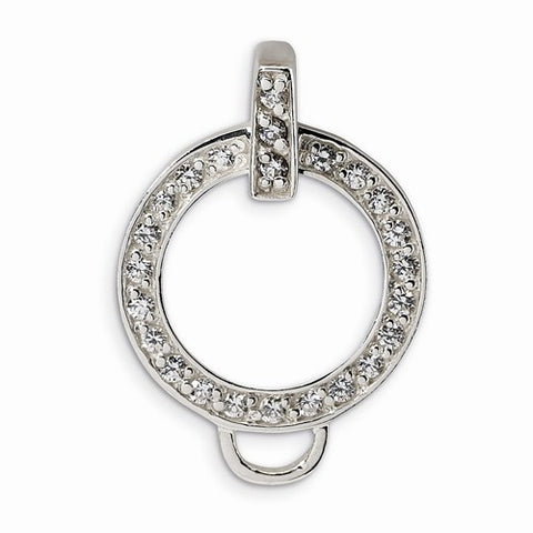 Amore La Vita Sterling Silver CZ Charm