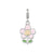 Amore La Vita Sterling Silver Rhodium Enameled Flower Charm hide-image