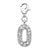 Amore La Vita Sterling Silver CZ Number 0 Charm hide-image