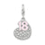 Amore La Vita Sterling Silver Heart & 18 Charm hide-image