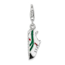 Amore La Vita Sterling Silver And Enameled Soccer Shoe Charm hide-image