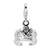 Amore La Vita Sterling Silver 3-D Swarovski Element Tiara Charm hide-image