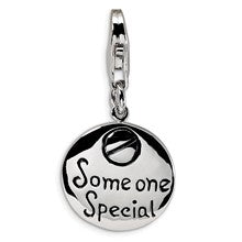 Amore La Vita Sterling Silver Someone Special Inscribed Round Charm hide-image