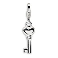 Amore La Vita Sterling Silver 3-D Key Charm hide-image