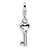 Amore La Vita Sterling Silver 3-D Key Charm hide-image