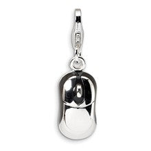Amore La Vita Sterling Silver 3-D Enameled Mouse Charm hide-image