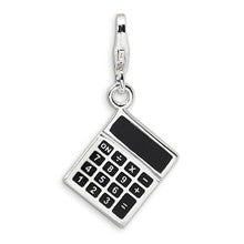 Amore La Vita Sterling Silver 3-D Enameled Calculator Charm hide-image