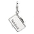 Amore La Vita Sterling Silver 3-D Enameled Notebook Laptop Charm hide-image