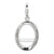 Amore La Vita Sterling Silver Oval Photo Charm hide-image