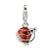 Enamel Perfume Bottle Charm in Sterling Silver