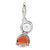 Amore La Vita Sterling Silver Enamel Compact Makeup Mirror Charm hide-image