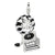 Amore La Vita Sterling Silver 3-D Enameled Phonograph Charm hide-image