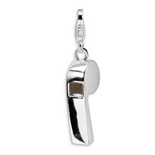 Amore La Vita Sterling Silver 3-D Polished Whistle Charm hide-image
