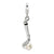 Amore La Vita Sterling Silver FW Cult Pearl Golf Club Charm hide-image