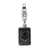 Amore La Vita Sterling Silver CZ & Enameled Spade Card Charm hide-image
