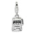 Amore La Vita Sterling Silver 3-D Polished Slot Machine Charm hide-image