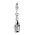 Amore La Vita Sterling Silver CZ Champagne Bottle Charm hide-image