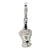 Amore La Vita Sterling Silver 3-D CZ Champagne in Ice Bucket Charm hide-image
