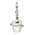 Amore La Vita Sterling Silver Enamel Champagne Bottle in Ice Bucket Charm hide-image