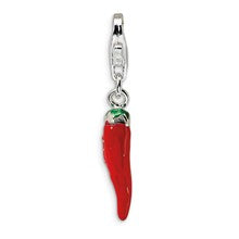 Amore La Vita Sterling Silver Red Enamel Pepper Charm hide-image