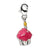 Amore La Vita Sterling Silver 3-D Enameled Cupcake & Candle Charm hide-image