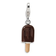 Amore La Vita Sterling Silver 3-D Enameled Fudge Bar Charm hide-image