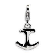Amore La Vita Sterling Silver 3-D Polished Anchor Charm hide-image