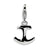 Amore La Vita Sterling Silver 3-D Polished Anchor Charm hide-image