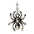 Amore La Vita Sterling Silver 3-D Antiqued Spider Charm hide-image