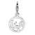 Amore La Vita Sterling Silver Polished Live in Circle Charm hide-image