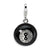 Amore La Vita Sterling Silver 3-D Swarovski Element Magic 8 Ball Charm hide-image